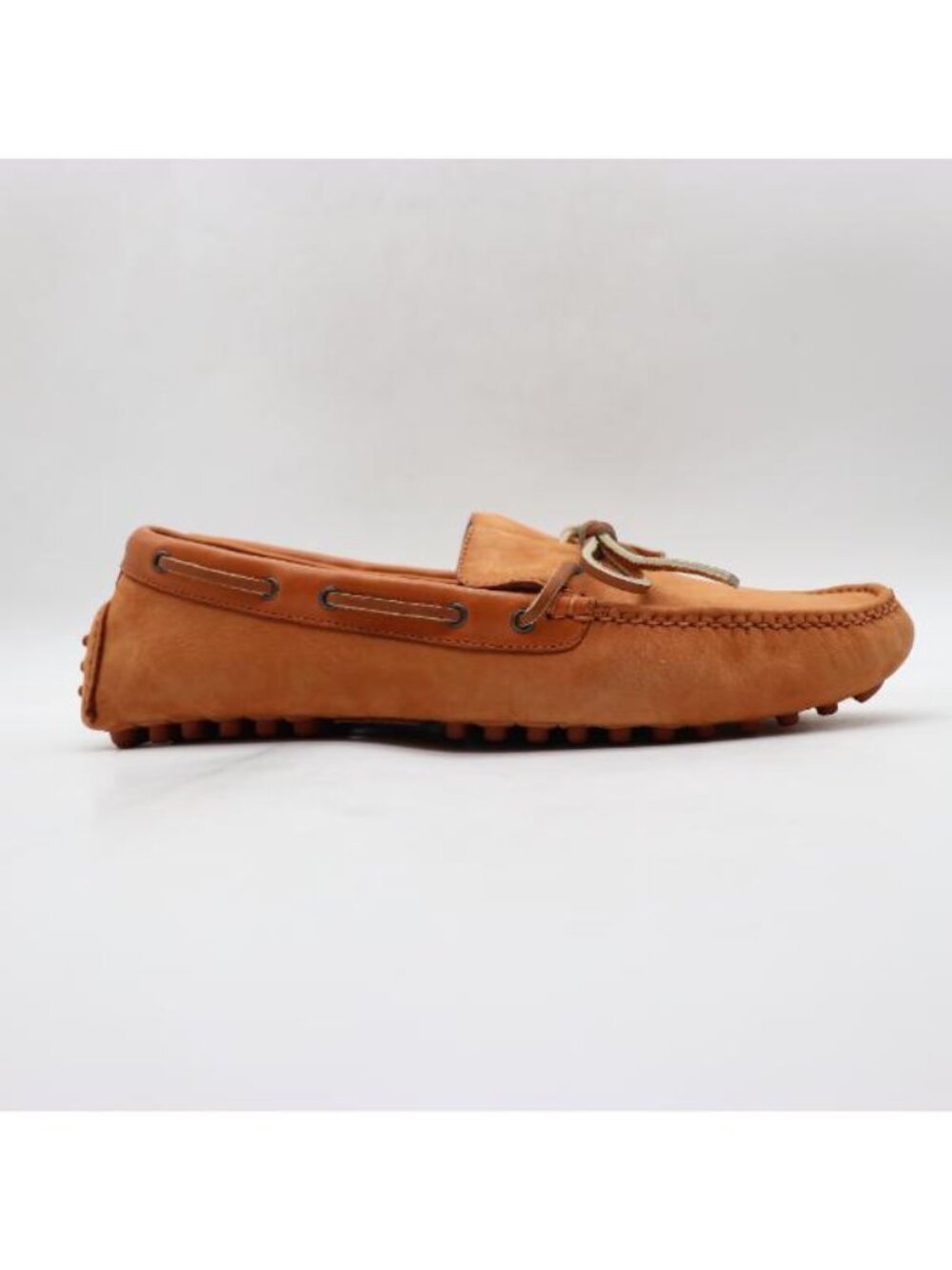 Cole Haan Nike Air Grant Summer Brown Orange Loafers Men 11.5 M Driving Moccasin